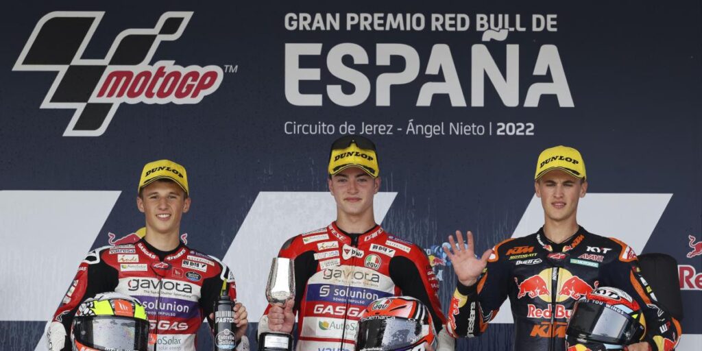 Satisfacción en el podium