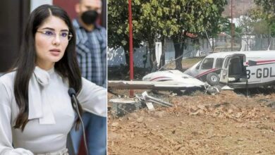 Se accidenta avioneta donde viajaba alcaldesa de Tepic, Geraldine Ponce