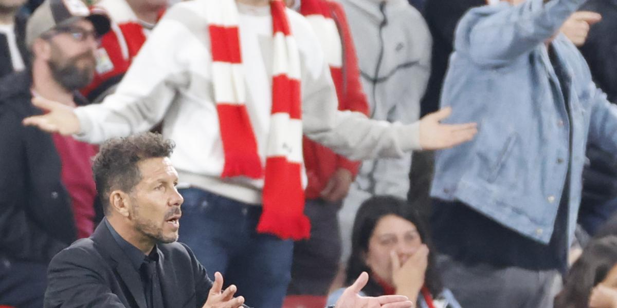 Seria advertencia de Simeone a sus jugadores