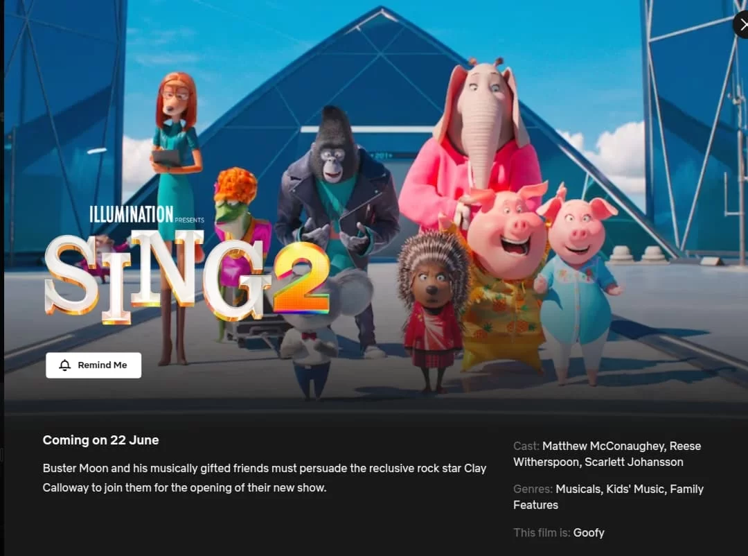 sing-2-fecha-de-lanzamiento-confirmada-netflix cantar 2 fecha de lanzamiento confirmada netflix