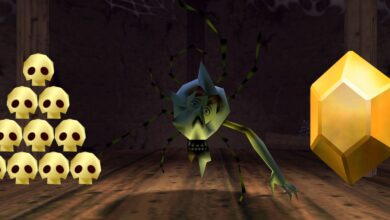 Skultullas doradas en Zelda: Ocarina of Time son solo un 50% inútiles