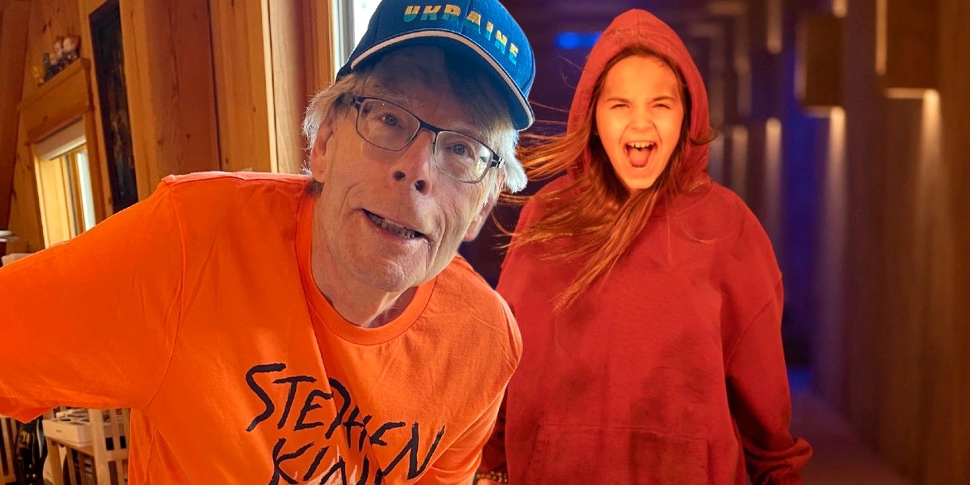 Stephen King se prepara para ver Firestarter con su perro en linda foto