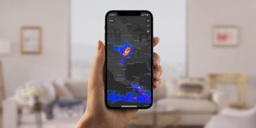 Su iPhone tiene una función de mapas meteorológicos incorporados: así es como se usa