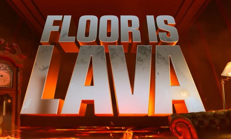 The Circle: Courtney Revolution compitiendo en Floor Is Lava Season 2