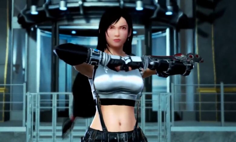 Tifa de Final Fantasy 7 golpea a Noctis de FFXV gracias a Tekken Mod