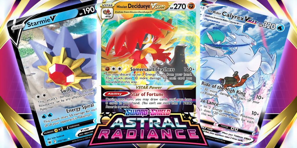 Todas las cartas de resplandor astral en JCC Pokémon