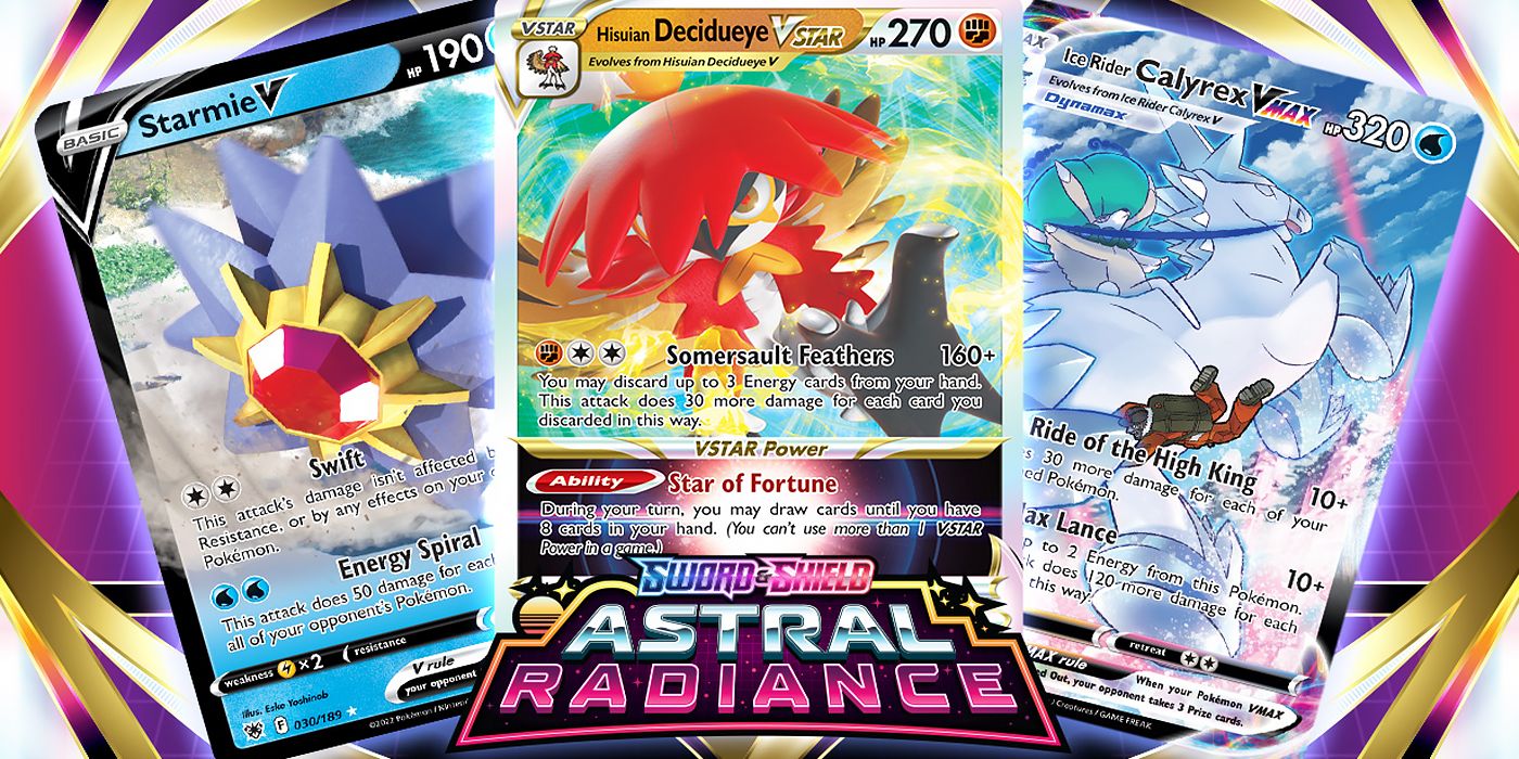 Todas las cartas de resplandor astral en JCC Pokémon
