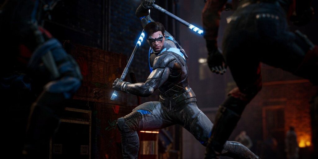 Todas las habilidades de Nightwing en el tráiler de juego de Gotham Knights
