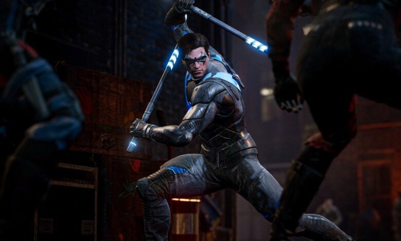 Todas las habilidades de Nightwing en el tráiler de juego de Gotham Knights