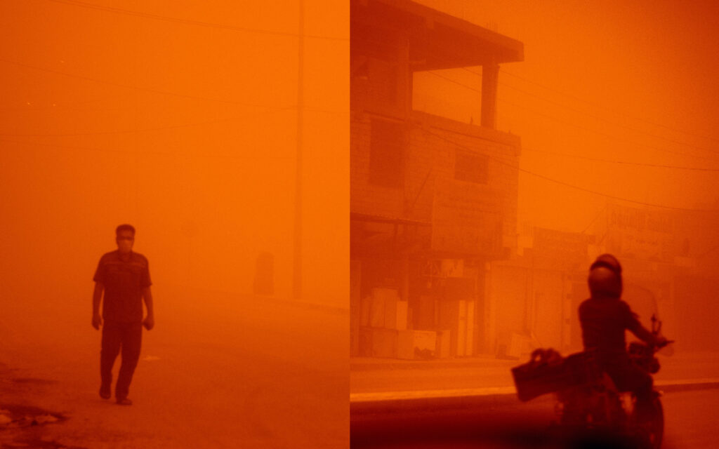 Tormenta de arena en Irak deja a miles de personas con problemas respiratorios