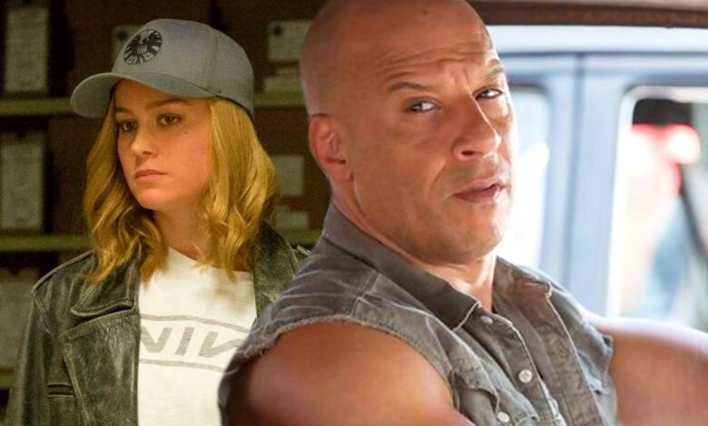 Vin Diesel y Brie Larson bromean en la nueva imagen de Fast 10 BTS