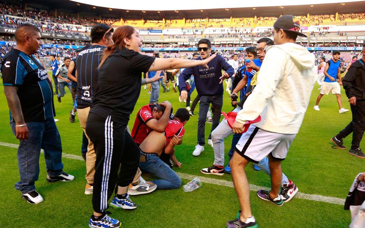 Violencia en el futbol: cuatro enfrentamientos desde la campal en el Estadio Corregidora