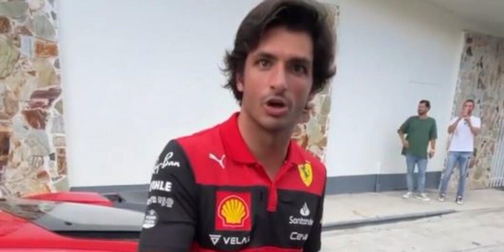 Viral reacción de Carlos Sainz en Miami en plena remontada del Madrid