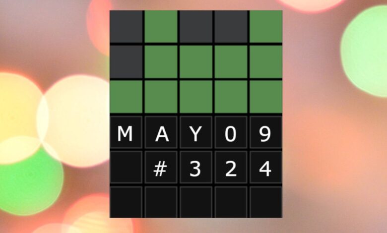 Wordle 324: 9 de mayo de 2022 Sugerencias y respuestas