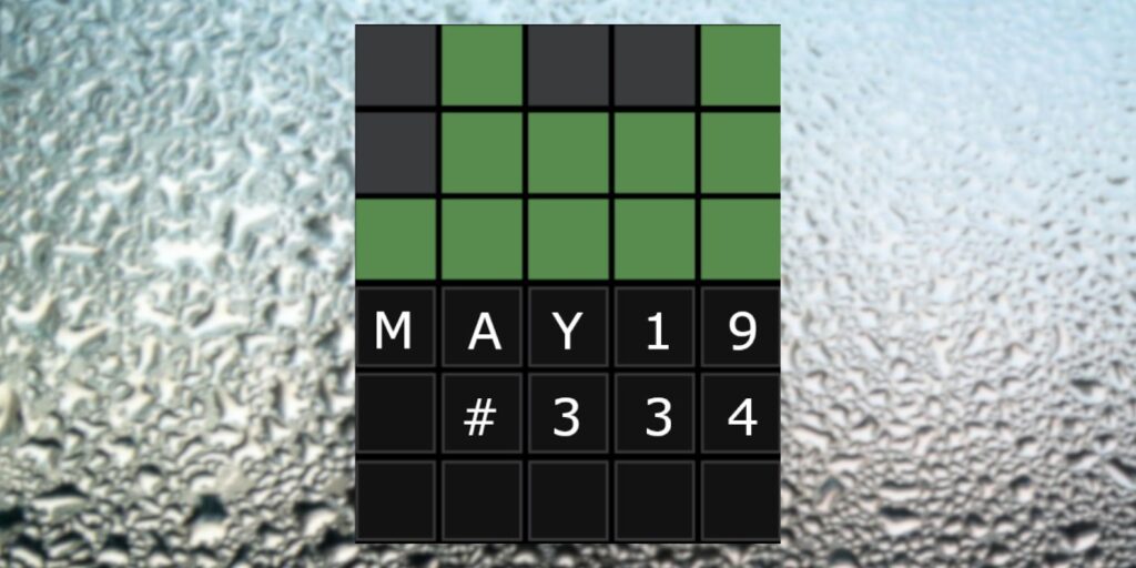 Wordle 334: 19 de mayo de 2022 Sugerencias y respuestas