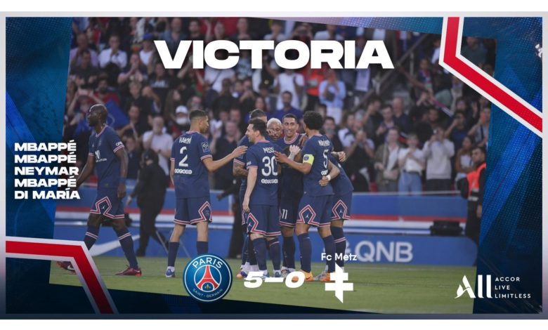 Y Kylian Mbappé celebra con un "hat-trick" en el Parque de los Príncipes | Video