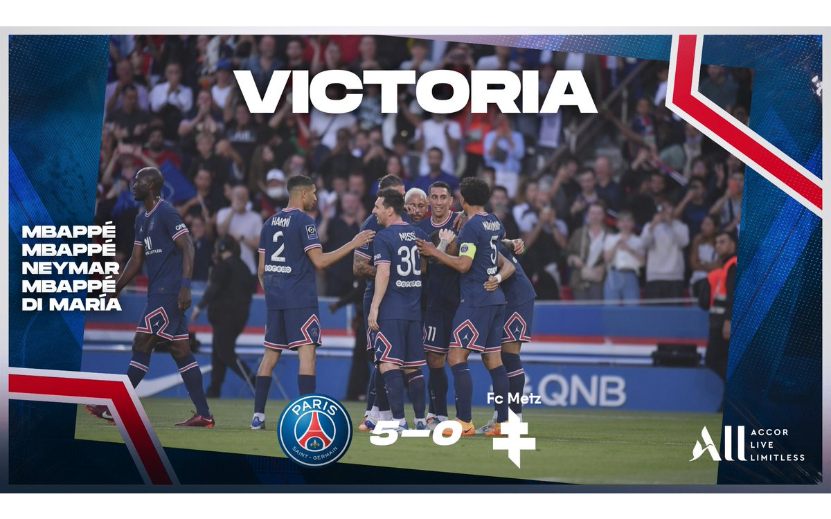 Y Kylian Mbappé celebra con un “hat-trick” en el Parque de los Príncipes | Video