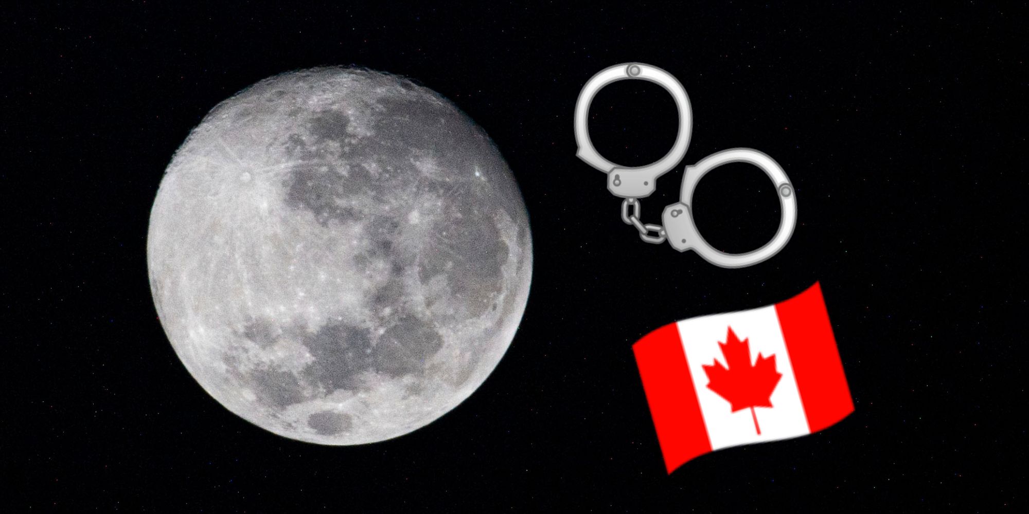 cometer un crimen en la luna? Canadá podría castigarte