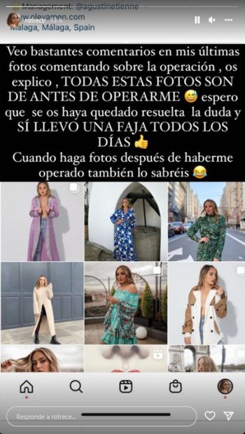 Storie de Rocío Flores / Instagram