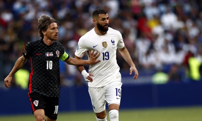 0-1: Modric consuma el fracaso de la Francia de Mbappé y Benzema