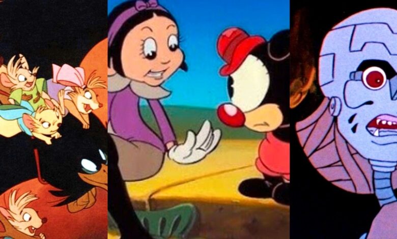 10 de las películas animadas más extrañas de los años 80, según Reddit