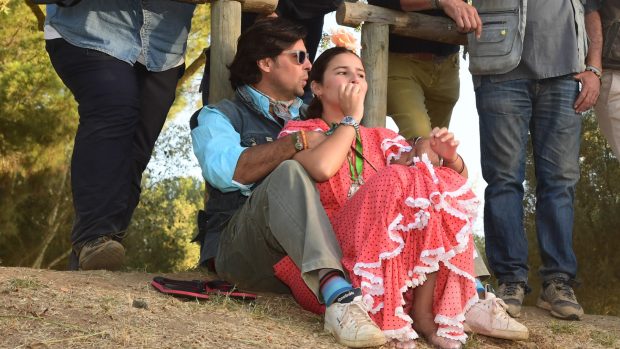 Cayetana Rivera and Francisco Rivera durante la Romería / Gtres