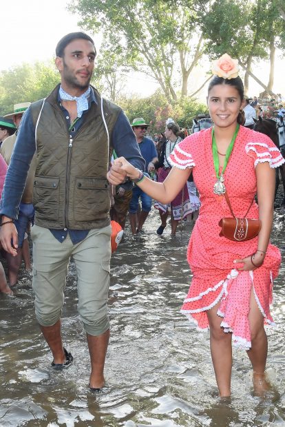 Cayetana Rivera y Manuel Vega en la Romería 2022 / Gtres