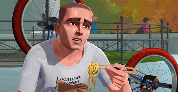 Timothée Chalamet como Jimmy en Entergalactic Timothee Chalamet como Jimmy en Entergalactic