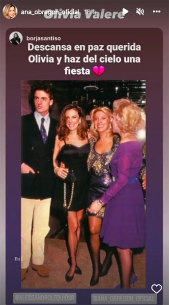Ana Obregón se despide de Olivia Valère / Instagram @ana_obregon_oficial
