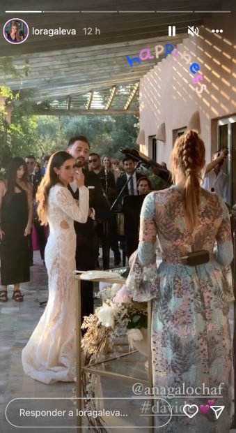 Ana Galocha en su boda / Instagram