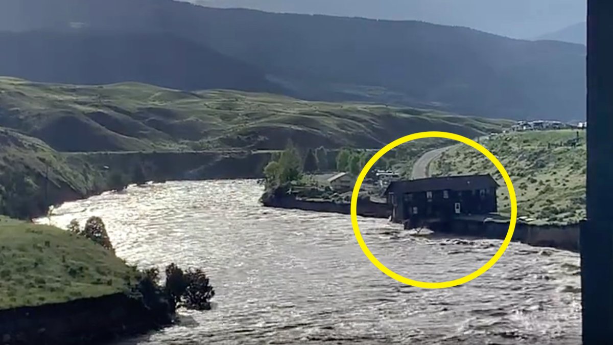 el agua arrasa con todo y causa evacuaciones en Montana y Wyoming