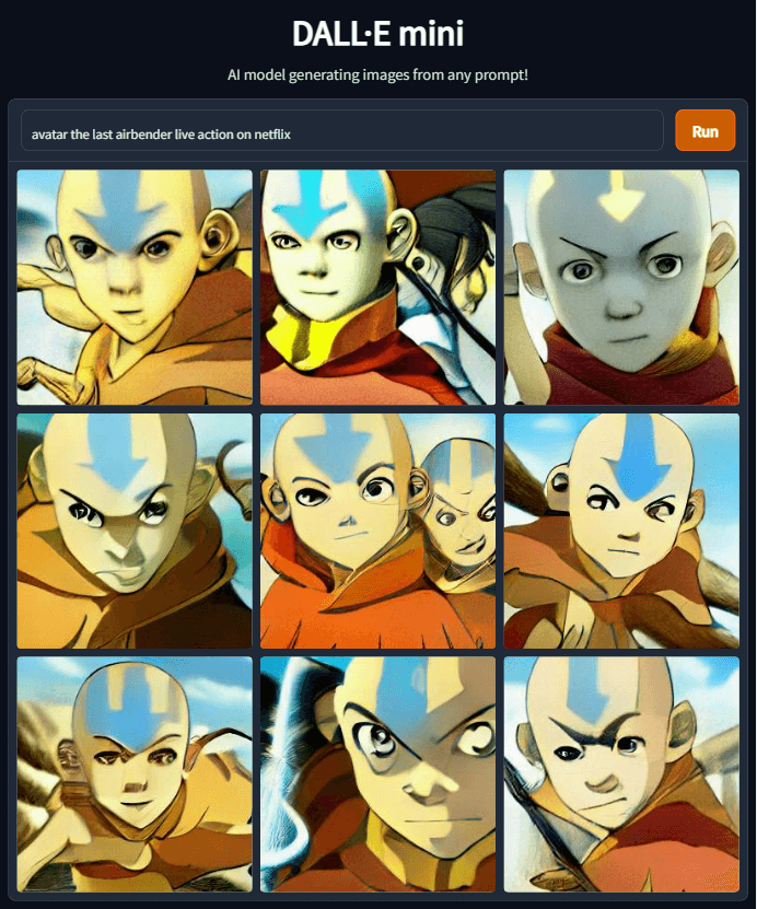 avatar acción en vivo netflix dall e