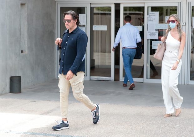 Luis Lorenzo y Arancha Palomino saliendo del juzgado / Gtres