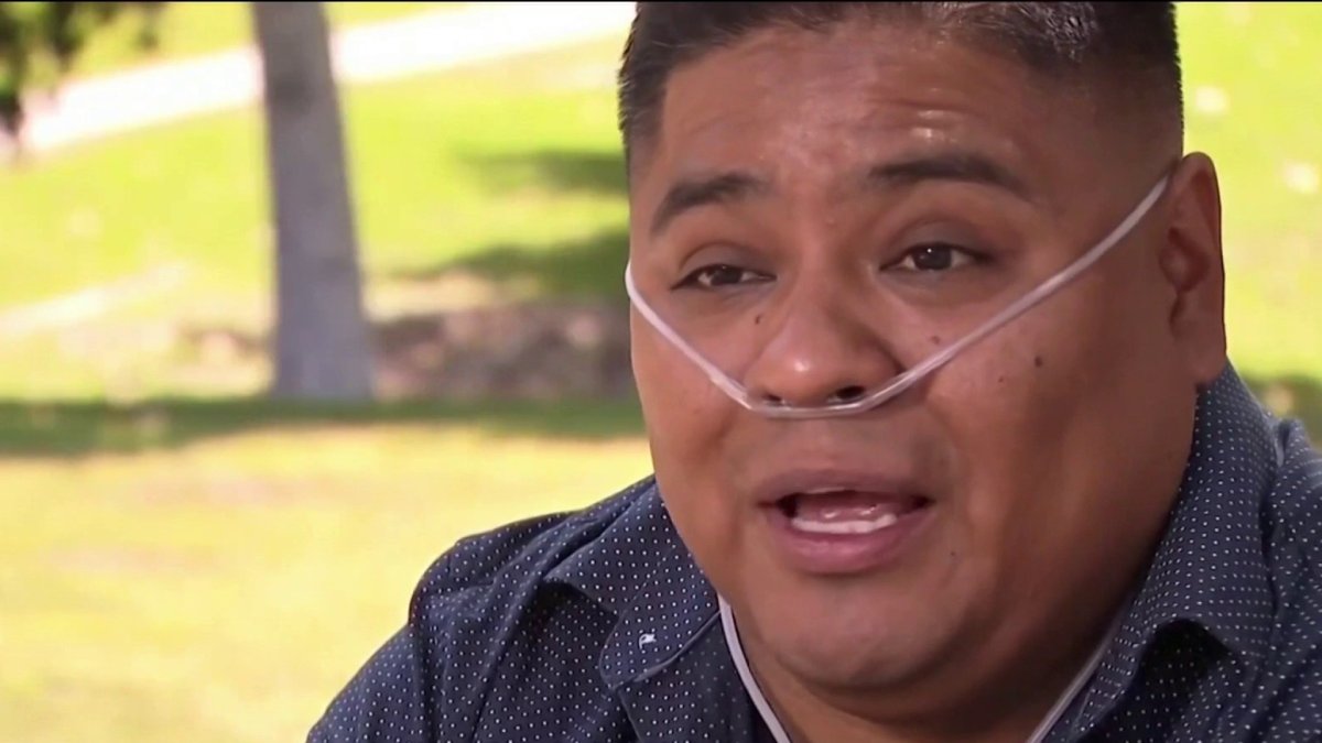 “Uso oxígeno las 24 horas”: exenfermero sufre las secuelas del COVID-19 un año y medio después de contagiarse