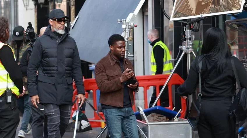 filmando para ascensor netflix belfast