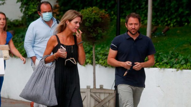 Amelia Bono y Manuel Martos, juntos -pero ya separados- en el cumpleaños de uno de sus hijos / Gtres