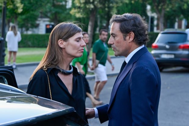 Miguel Báez 'El Litri' y Casilda Ybarra en la misa funeral / Gtres