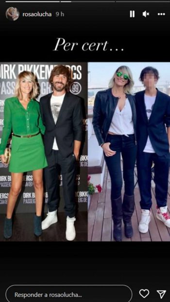 Rosa Olucha y su hijo posando / Instagram