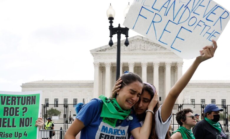 Protestas por el aborto en EEUU tras la anulación de Roe v Wade