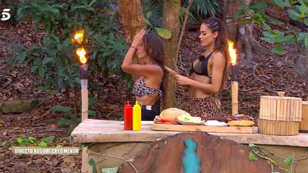 Anabel Pantoja y Lara Álvarez en 'Supervivientes' / Telecinco