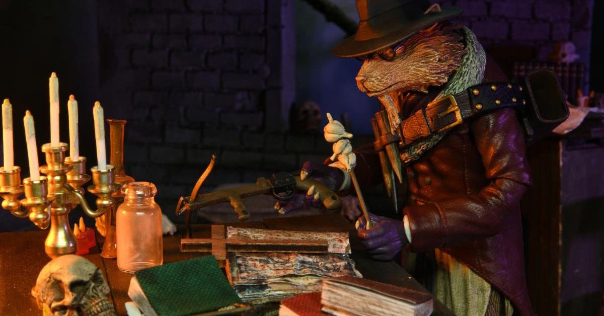 La línea de figuras Ultimate Monsters x TMNT de NECA agrega a Splinter como Van Helsing
