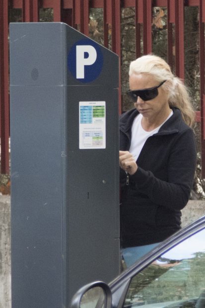 Leticia Sabater en un parking / Gtres