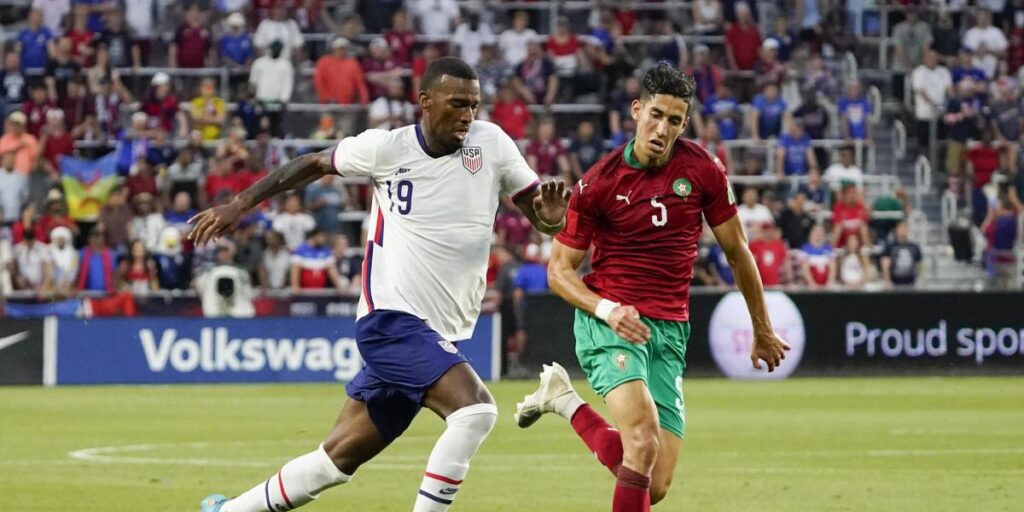 3-0: Estados Unidos golea a la Marruecos de Achraf