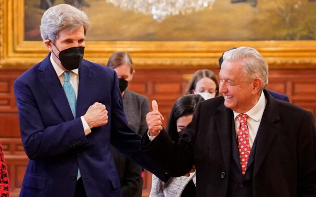 AMLO y John Kerry se reunirán este martes para hablar sobre el cambio climático