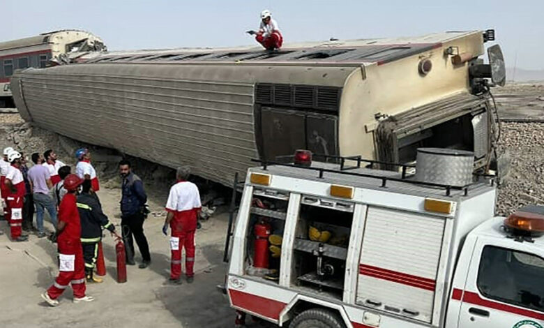 Accidente de tren en Irán deja al menos 17 muertos