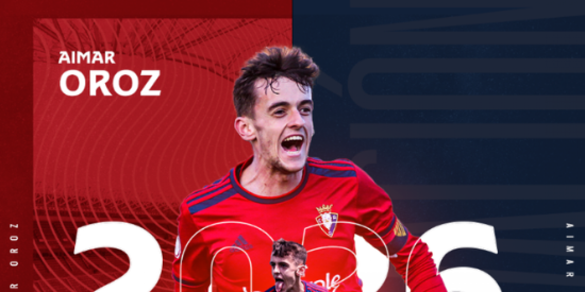 Aimar Oroz, joven perla rojilla, renovado hasta 2026