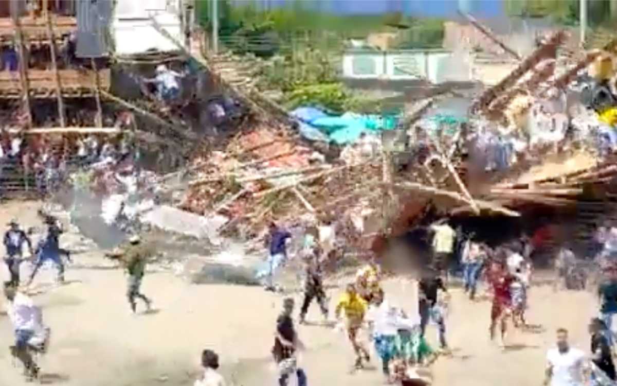 Al menos cinco muertos y 500 heridos por desplome de tribuna en plaza de toros | Colombia