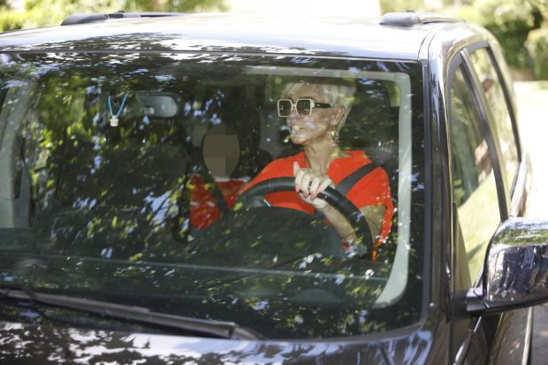 Ana María Aldón conduciendo / Gtres