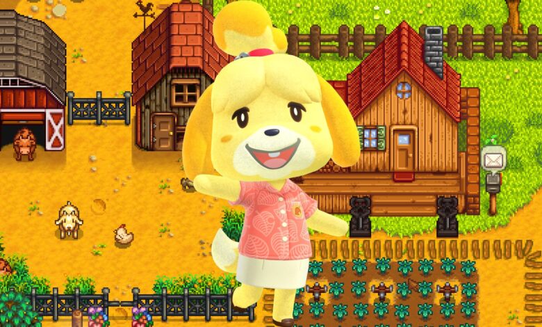 Animal Crossing Farm Island Design convierte a los aldeanos en ganado