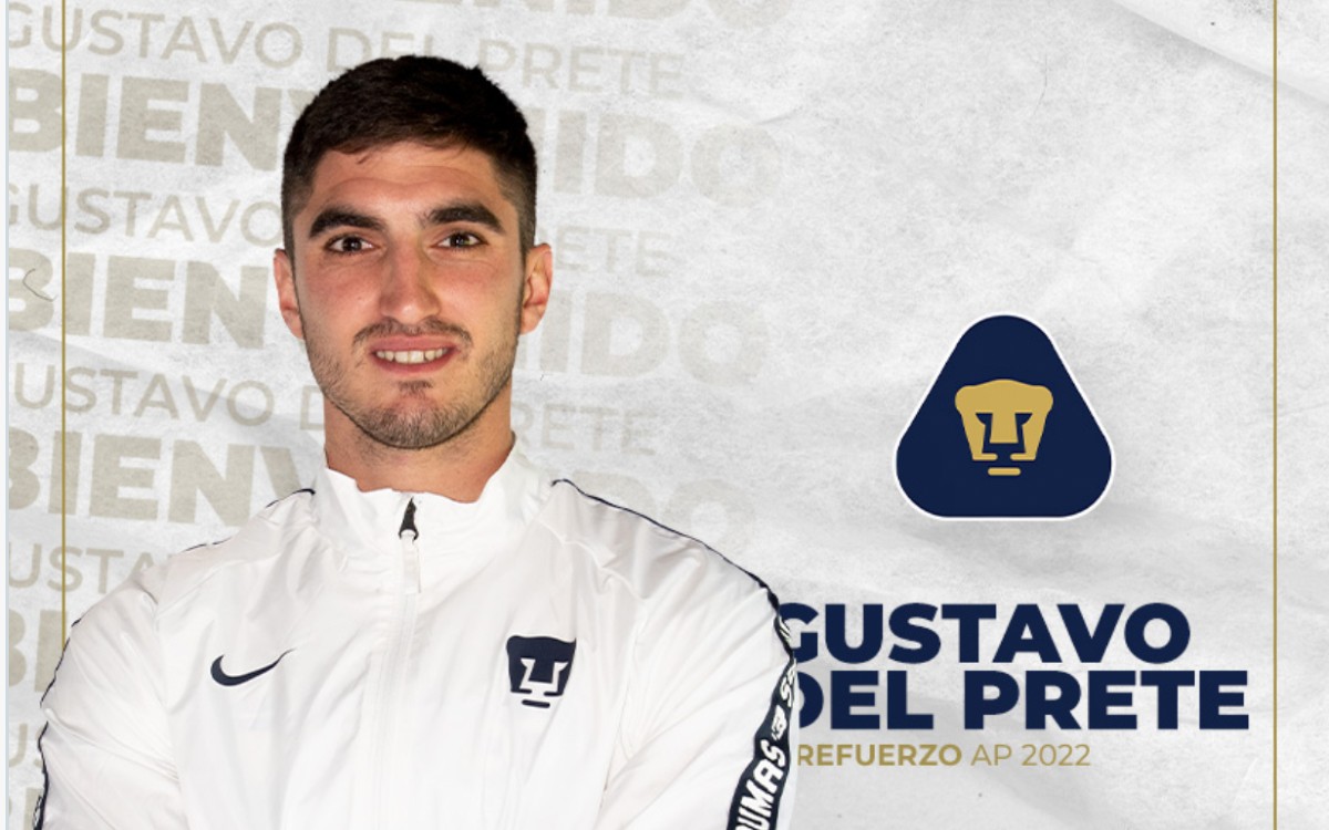 Anuncia Pumas a Gustavo Del Prete como refuerzo para el Apertura 2022 | Video